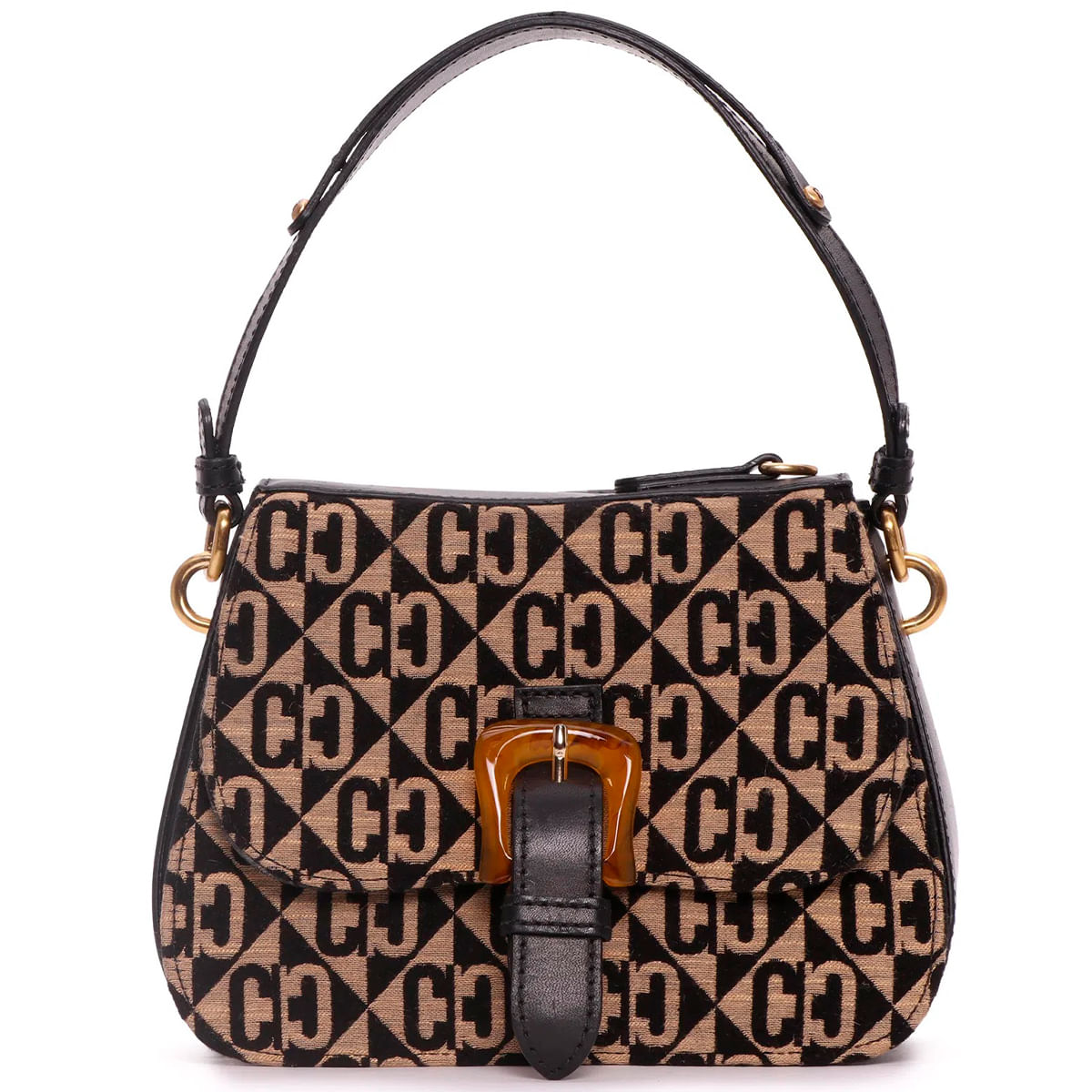 BOLSA TECIDO PATRICIA PRETO - carmim