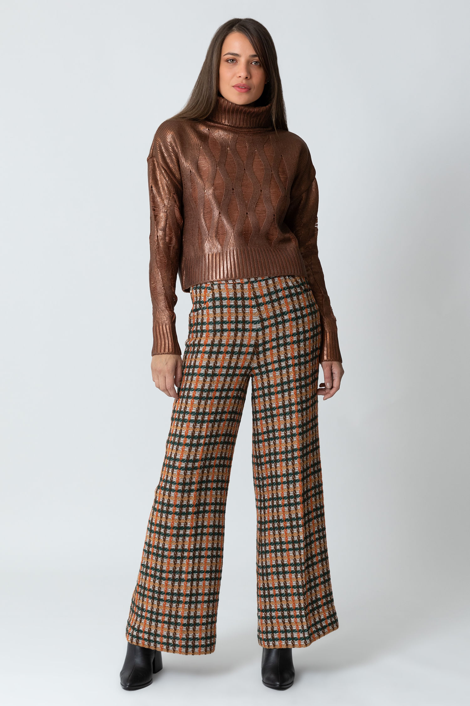 CALÇA PANTALONA ZIPER