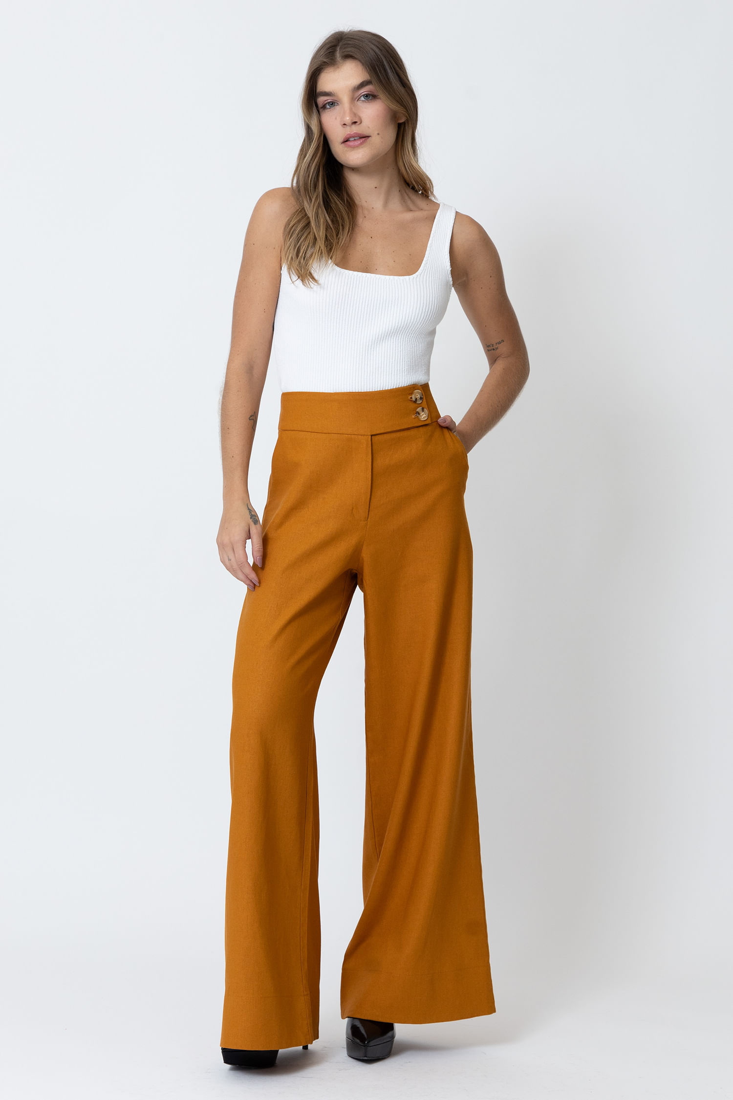 CALÇA CÓS LARGO carmim - Main Image