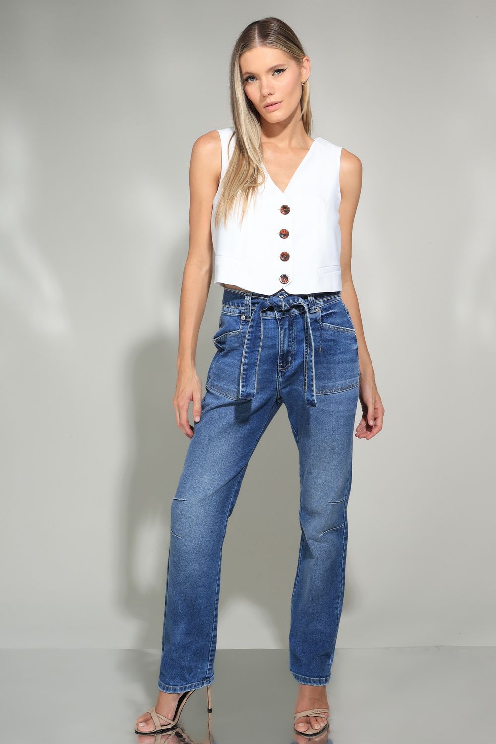 CALÇA RETA GABI carmim - Main Image