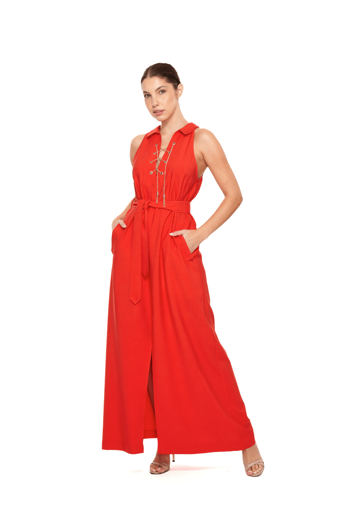 VESTIDO LONGO ILHÓSES