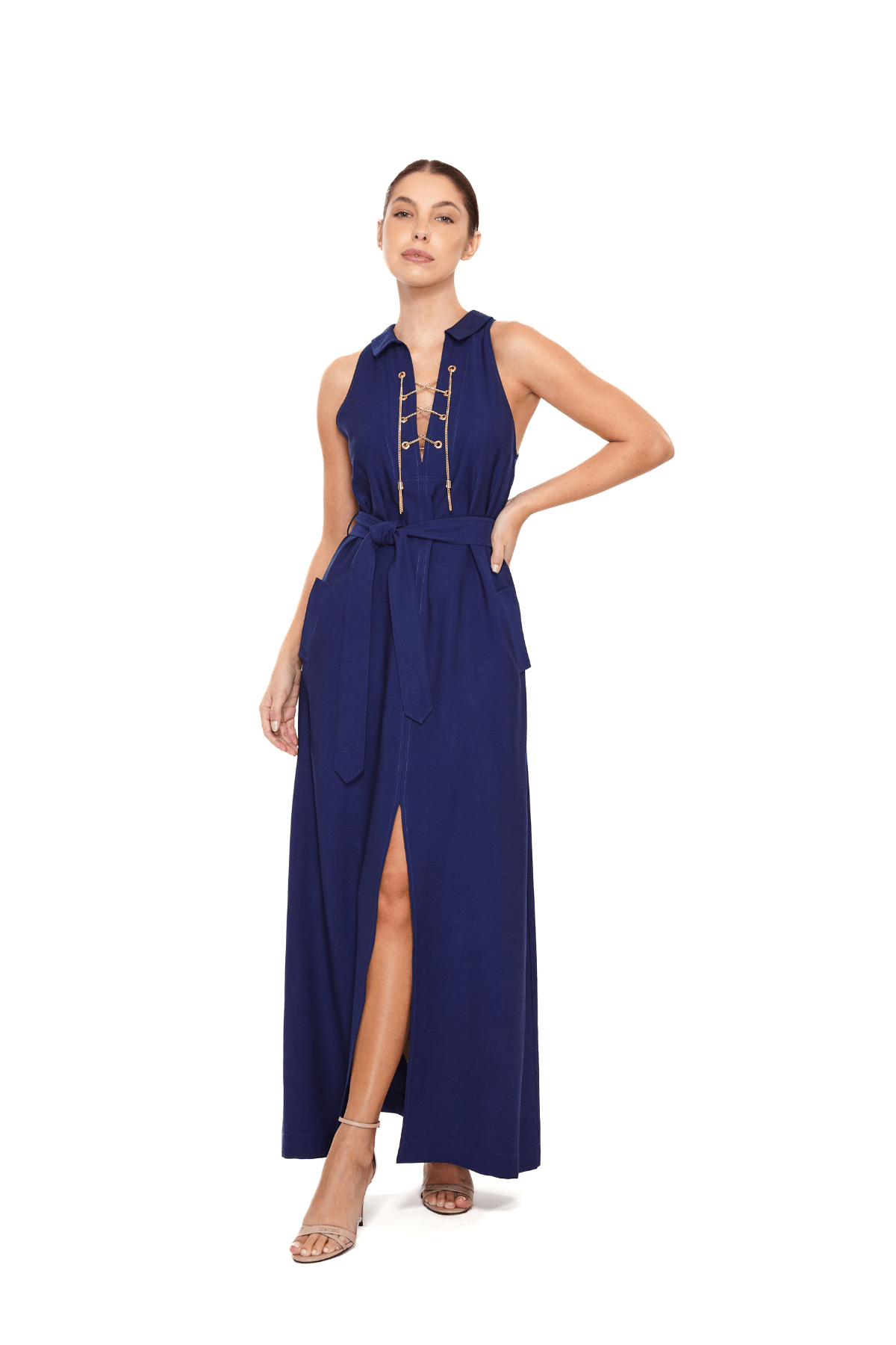 VESTIDO LONGO ILHOSE