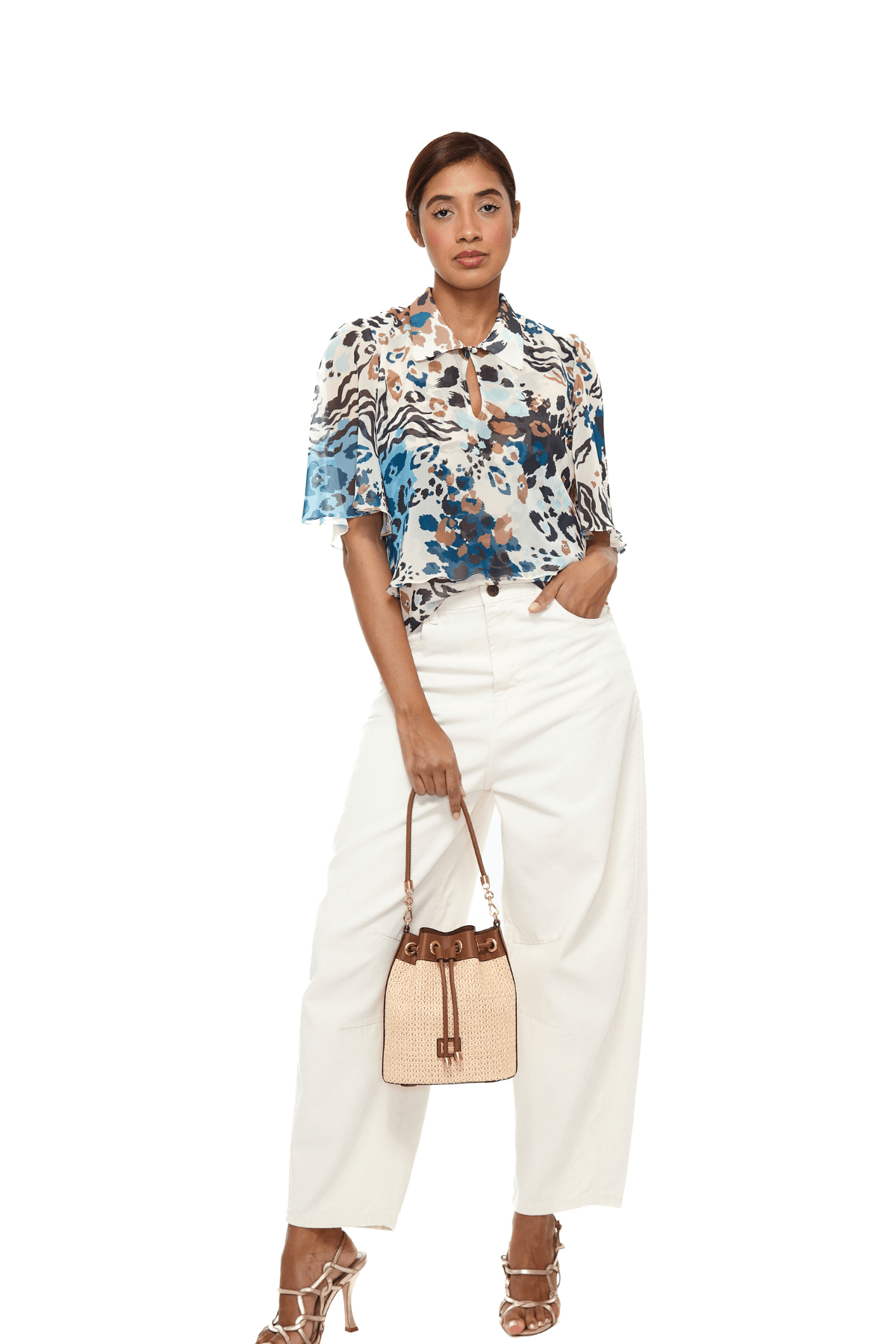 BLUSA CHIFFON CAMADA SELVAGGIA