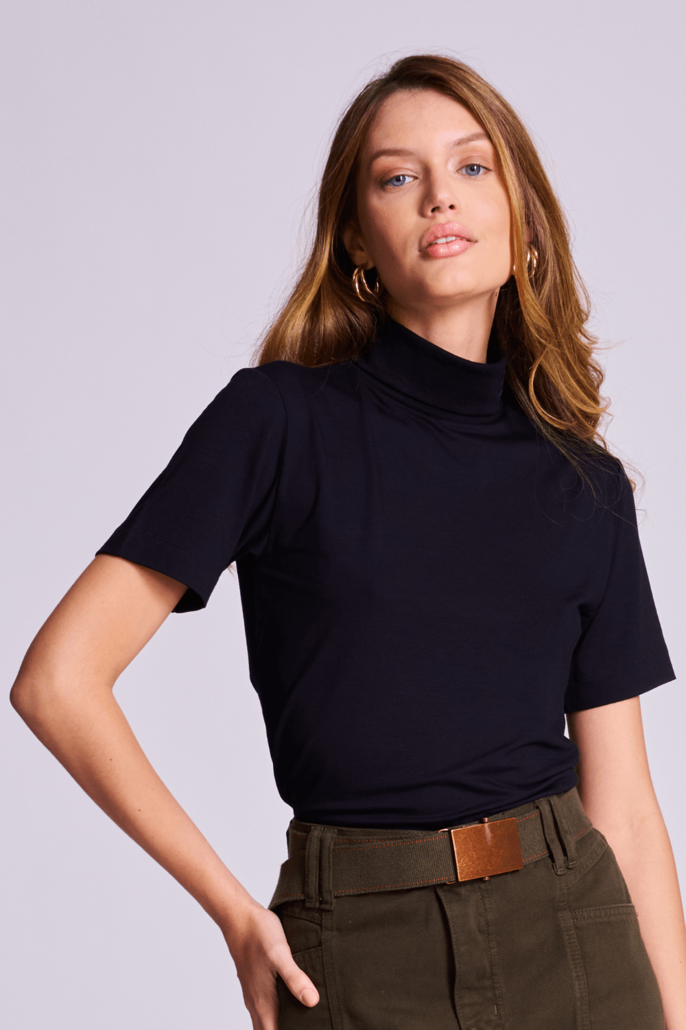 T-SHIRT GOLA ALTA