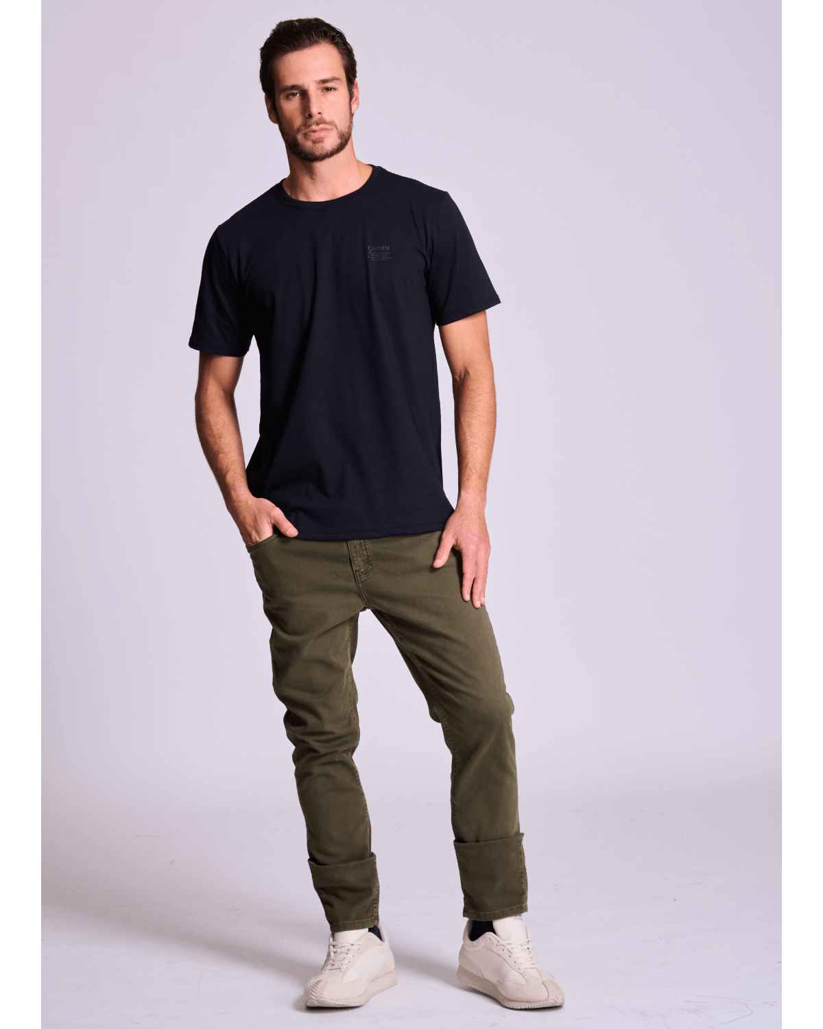 CALÇA JEANS SARJA SLIM MASCULINA