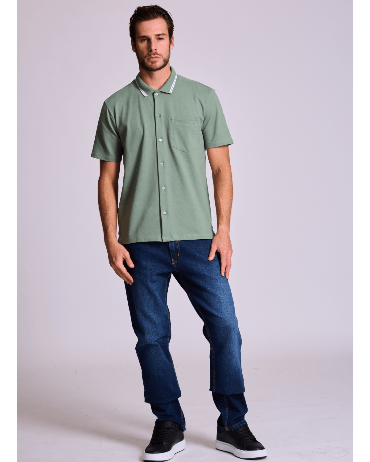 CALÇA JEANS SLIM MICHAEL DARK MASCULINA