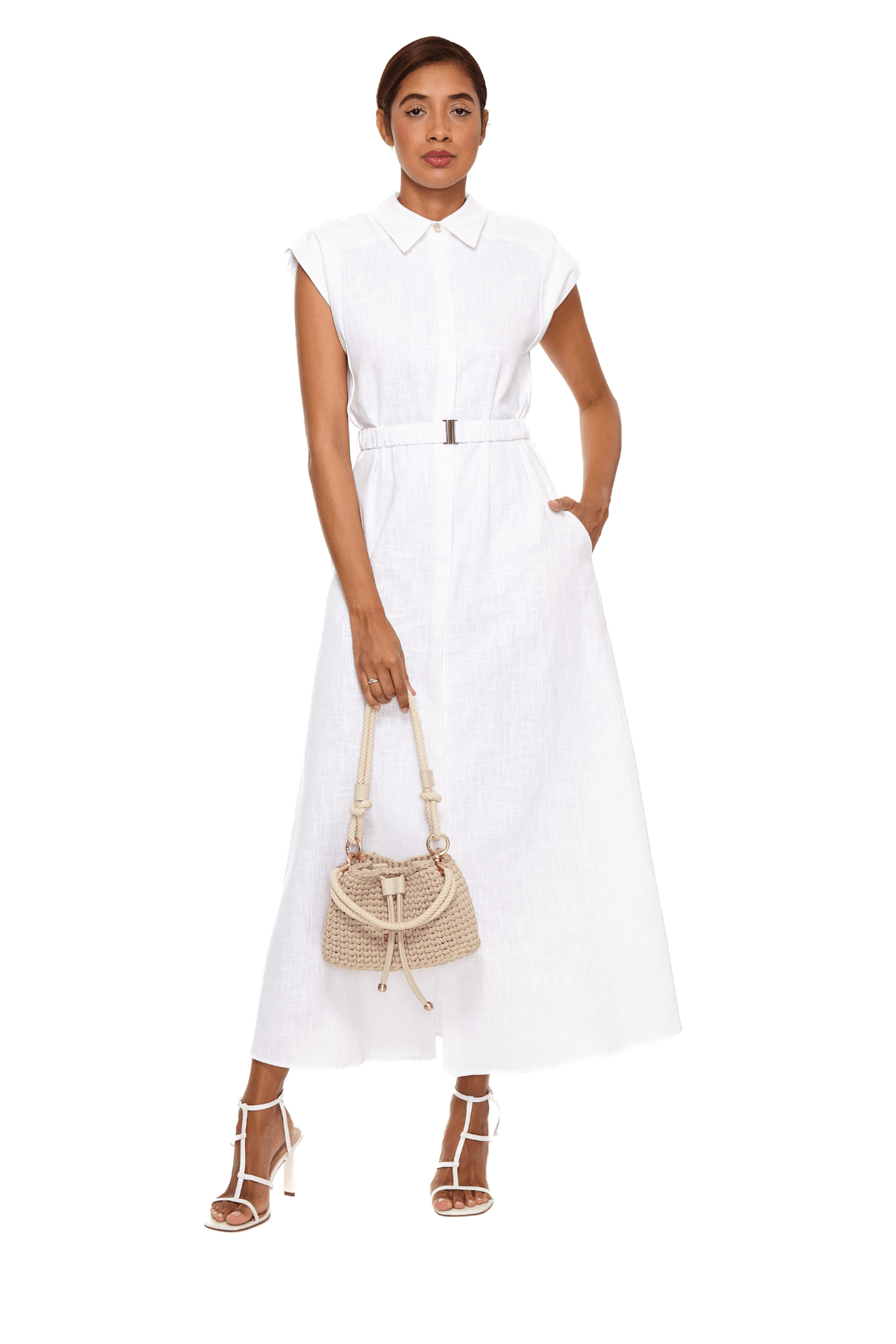 VESTIDO CHAMISE BRANCO
